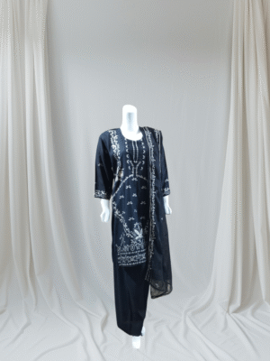 3 Pc Embroidered Suit