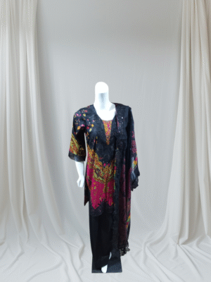 3 Pc Embroidered Suit