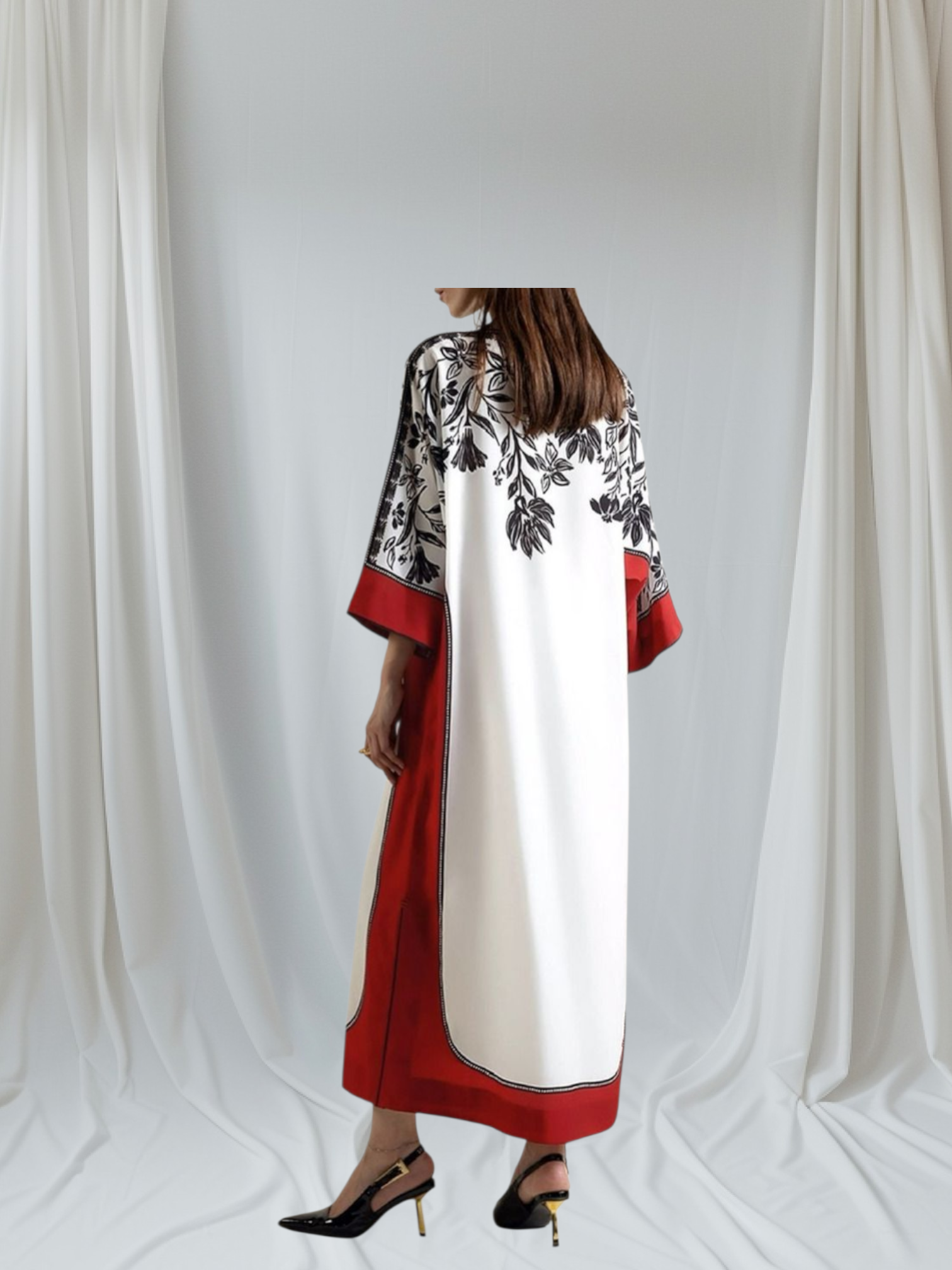 3 Pc Stitched Swiss Lawn Suit - Image 3