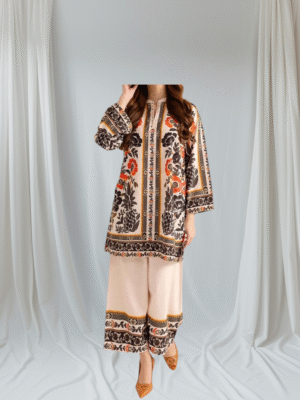 2 Pc Printed Cord Set
