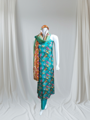 3 PC Printed Suit Linen Unstitch