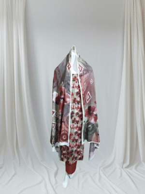 3 PC Printed Suit Doriya Linen Unstitch