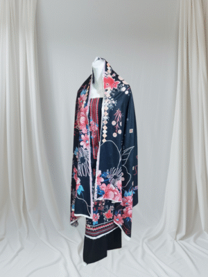 3 PC Printed Suit Khaddar Unstitch