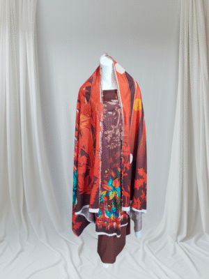 3 PC Printed Suit Khaddar Unstitch