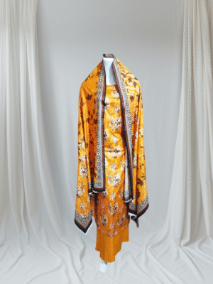 3 PC Printed Suit Linen Unstitch